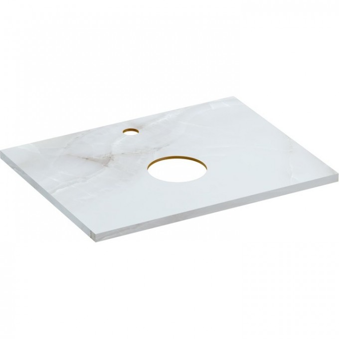 Столешница CERSANIT STONE AURA из керамогранита 60x45x2 светло-серый сатиновый 63857