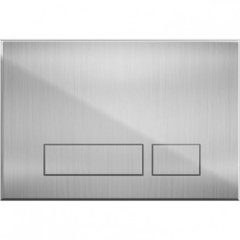 Кнопка CERSANIT TORRO для LINK PRO/VECTOR/LINK/HI-TEC сталь хром матовый Кнопка CERSANIT TORRO для LINK PRO/VECTOR/LINK/HI-TEC сталь хром матовый