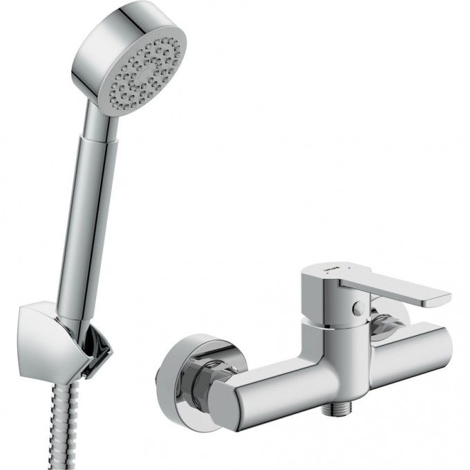 Комплект CERSANIT 2 в 1: смеситель для душа SMART и душевой гарнитур CARI 64511