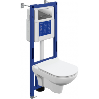 Комплект CERSANIT CITY DPL EO пластик хром глянцевый