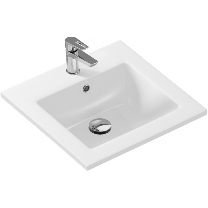 Раковина мебельная CERSANIT GEOMETRY 40 1 отв. 68923