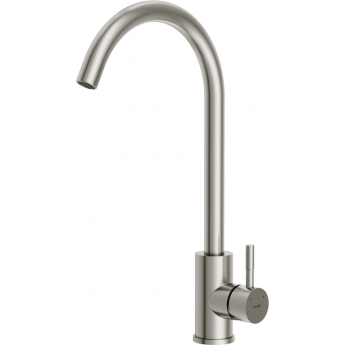 Смеситель CERSANIT для кухни COMO однорычажный, никель Смеситель CERSANIT для кухни COMO однорычажный, никель