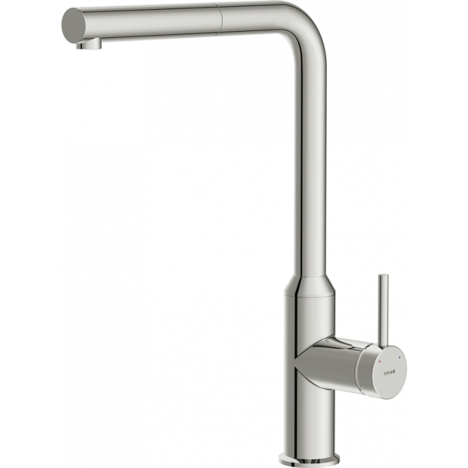 Смеситель CERSANIT для кухни FLAVIS однорычажный с выдвижным изливом, хром 64860