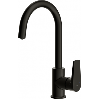 Смеситель CERSANIT для кухни MODUO однорычажный с фильтром, черный Смеситель CERSANIT для кухни MODUO однорычажный с фильтром, черный